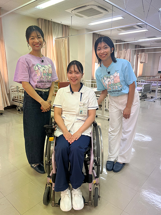 マナカナが「“日本初の車いす看護師”を目指す女性」を取材
