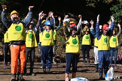 全員揃って準備運動!