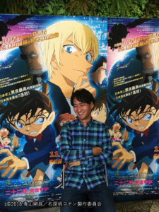 インタビューを受ける立川監督