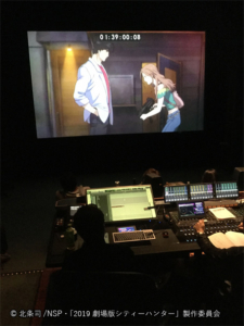 劇場版「シティーハンター 新宿プライベートアイズ」ダビング作業の様子