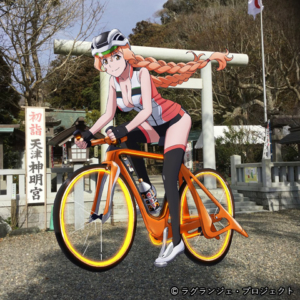 チェックポイントで写真をとるとこんな感じにキャラクターが。