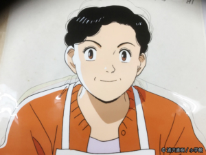 「YAWARA!」でトコさん演じた玉緒さんのセル画。