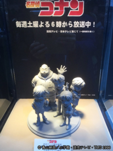 同じくYTVブースで展示されてた、YTV本社新社屋の少年探偵団像の原型。