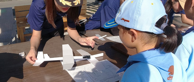 手作り飛行機ワークショップ