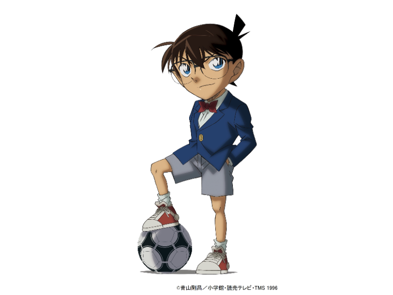 30周年特別企画　名探偵コナン×Jリーグ　コラボ記念 描き下ろし　江戸川コナンビジュアル 解禁！ 「コナンDAY」開催決定！　Jリーグの試合に江戸川コナンが登場⁉