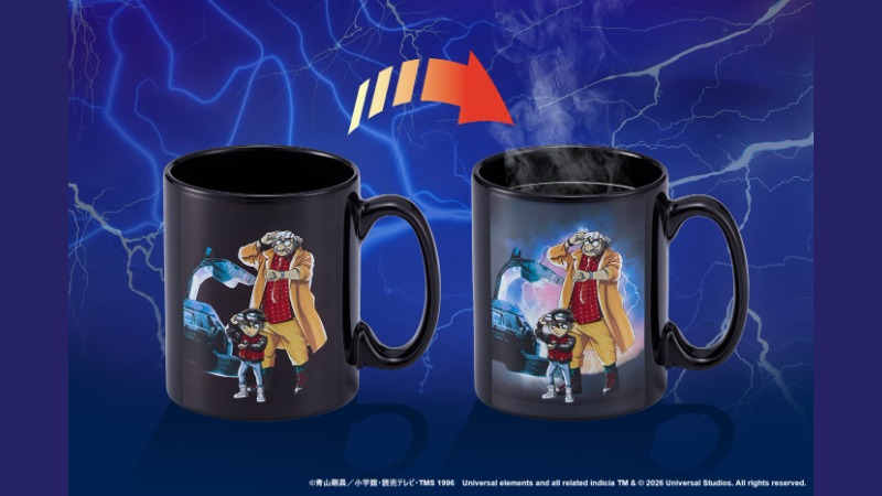 USJ25周年、夢のコラボレーション・グッズ誕生『名探偵コナン』×『バック・トゥ・ザ・フューチャー』