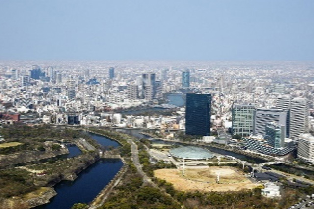読売テレビ社屋からの羨望