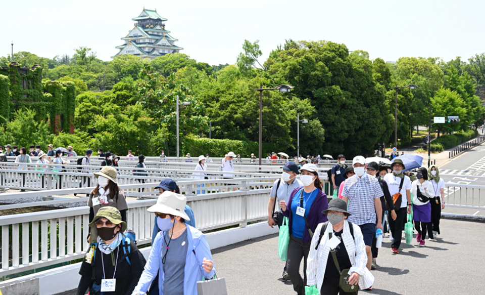 健活！チャリティ・ウォークの様子