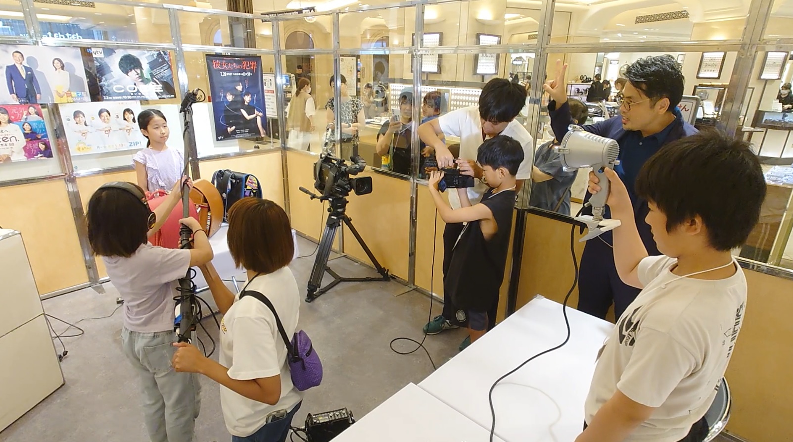 おしごと体験の様子