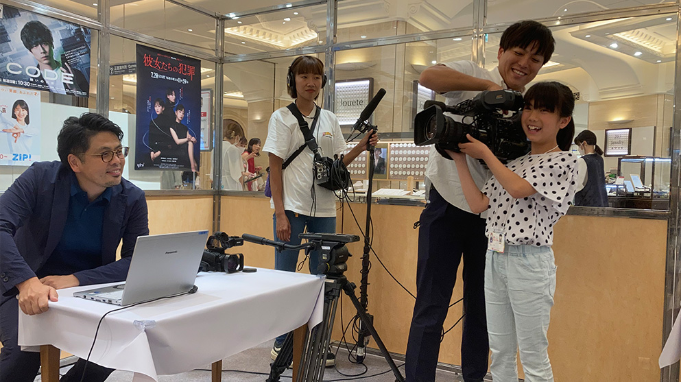 おしごと体験の様子