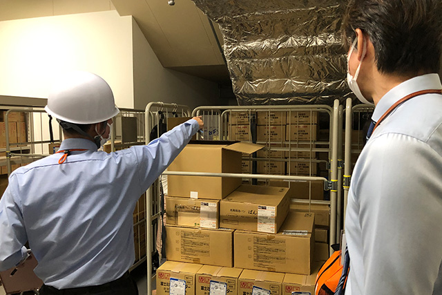 大規模災害想定訓練の様子