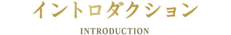 イントロダクション INTRODUCTION