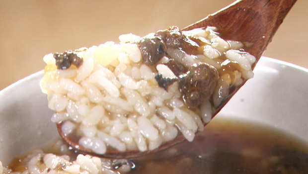 「煮こごり茶漬け」②