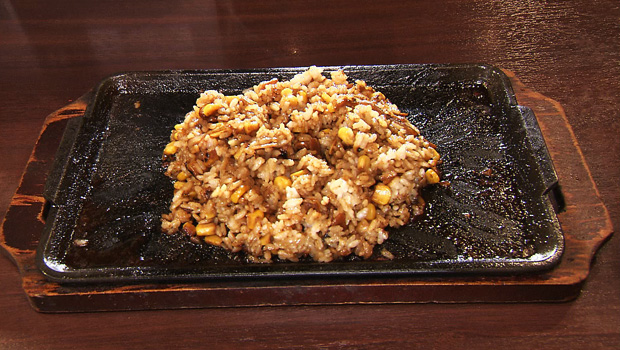 「セルフガーリックライス」