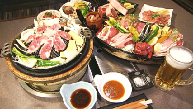 肉盛り　4人前 4,500円、ラムチョップ　1本 780円