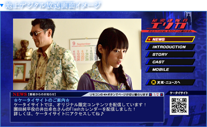 地上デジタル放送画面イメージ