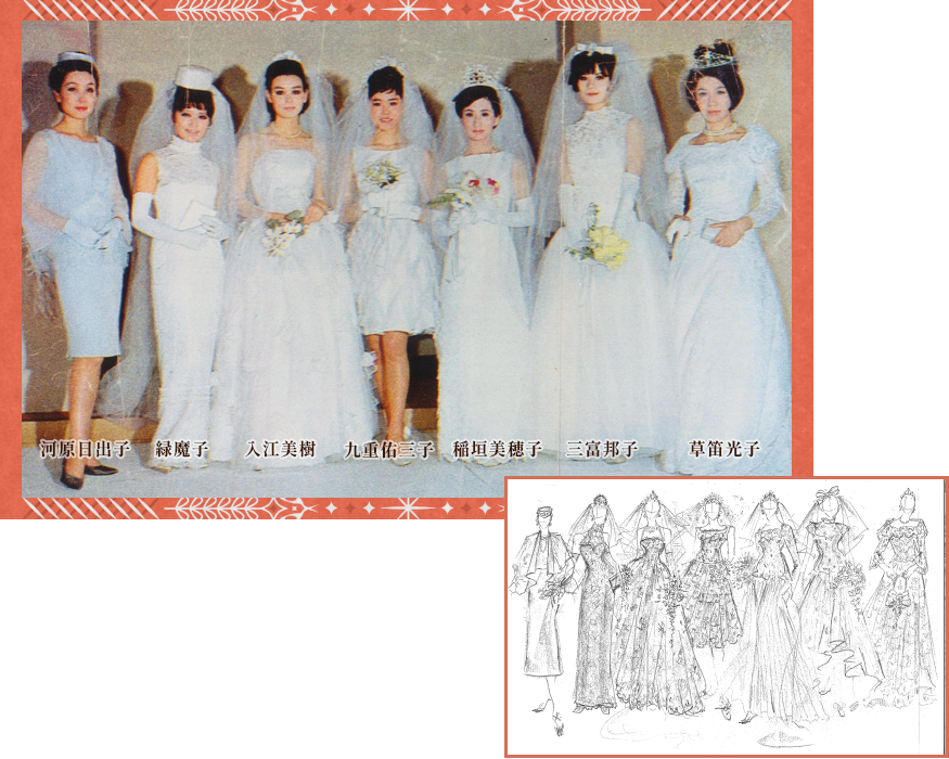 初めてのファッションショー当時の写真