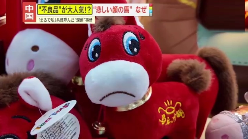 情報ライブ ミヤネ屋｜記事｜【中国】への字の“悲しい顔の馬”が爆売れ