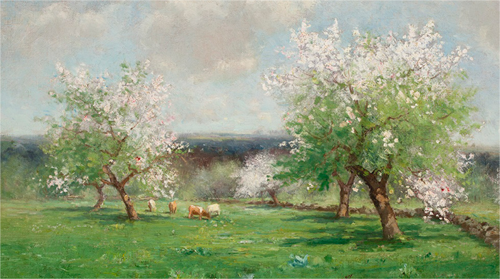 ジョゼフ・H・グリーンウッド《リンゴ園》
