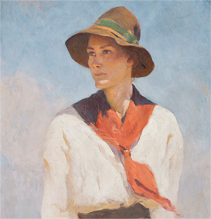 フランク・ウェストン・ベンソン《ナタリー》