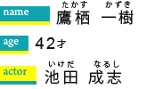 鷹栖一樹/42才/池田成志