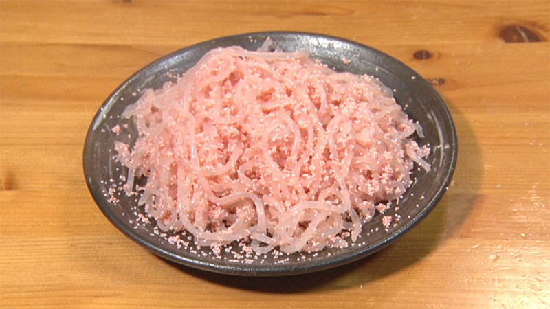 糸こんにゃく明太子炒め