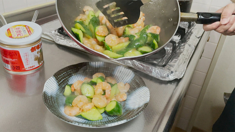 きゅうりの炒めもん