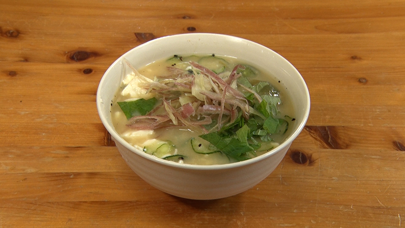 焦がし味噌の冷や汁