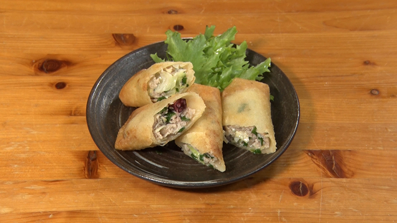 海鮮餃子春巻き