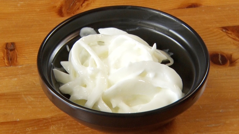 玉ねぎヨーグルト