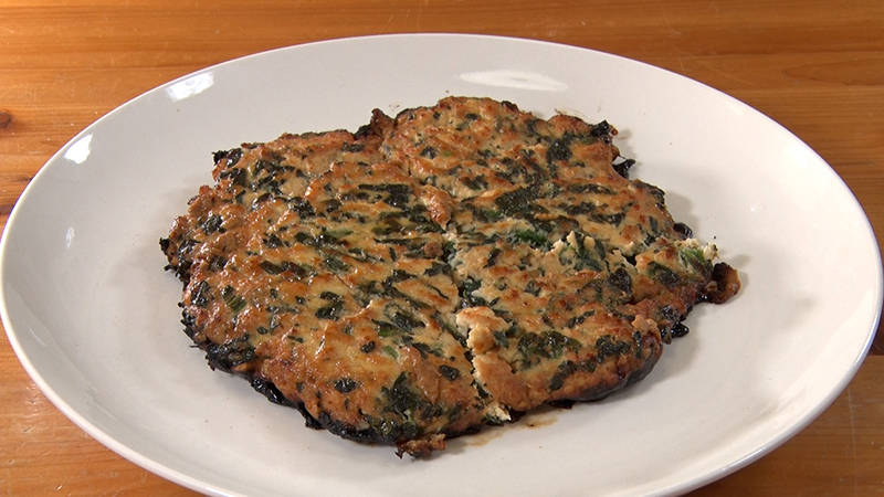 ほうれん草ミンチ