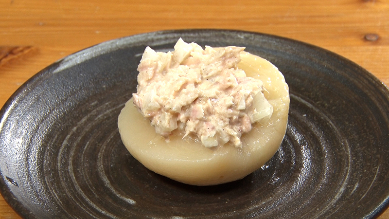 ツナ桃マヨネーズ