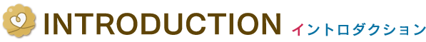 Introduction イントロダクション