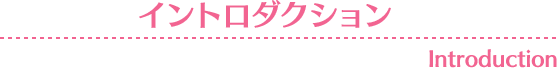 INTRODUCTION-イントロダクション-