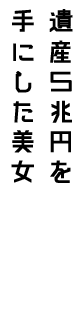 遺産５兆円を手にした美女